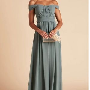 Birdy Grey Sea Glass Green Grace Convertible Dress Sz L NWT